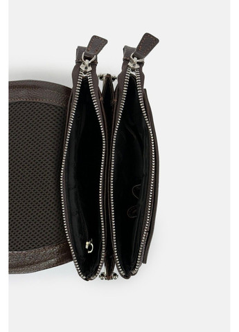 Мужская кожаная сумка 653-9 коричневая Desisan (319155625)