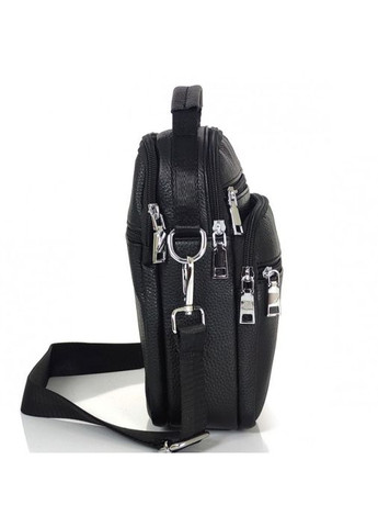 Чоловіча чорна шкіряна сумка-барсетка на кожен день A25-228C Bexhill (338373034)