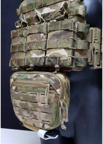 Тактичний комплект плитоноска М6 з підсумками без плит (Мультикам піксель) No Brand (332635870)