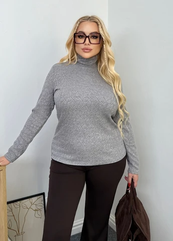 Гольф женский ангоровый вязаной фактуры No Brand (363987798)