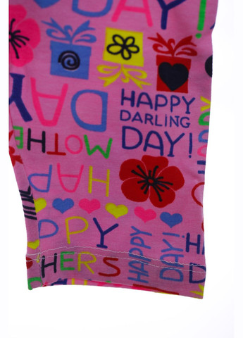 Велосипедки для девочки трикотажные Love розовый 122 см (37297) BABYKROHA (297200191)