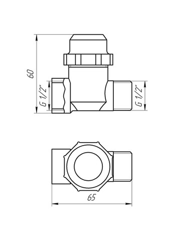 Фільтр грубого очищення 1/2″ ЗВ нікель з відстійником (8015) TD1053 Solomon (299995847)