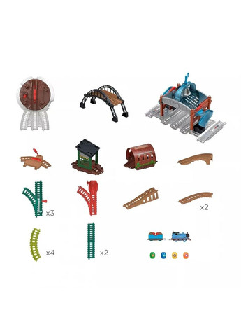 Залізниця Паровозик Томас і друзі Пригоди з цистернами Fisher-Price Load & Launch Barrel Delivery Set Thomas & Friends (371930103)