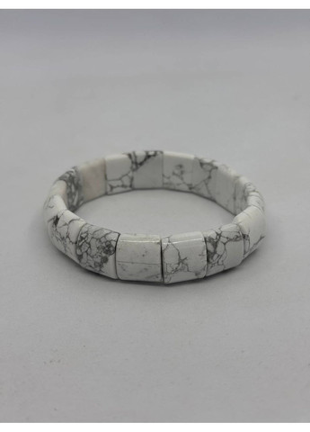 Браслет из говлита 15*12 мм 18.5 см Белый No Brand (350633907)