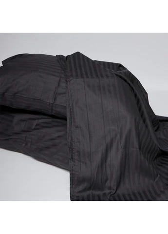 Постільний набір (простирадло 180х220 + 2 наволочки 40х60) Satin Stripe (MS-880000675) Moon&Star Dark Serenity (359376218)