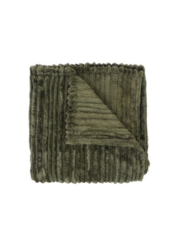 Плед покривало в смужку 130х160 см зелений Lidl (336214450)