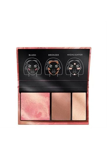 3-в-1 Палетка для макияжа лица: румяна, бронзер, хайлайтер, 3.8 г (Поцелуй солнца / Sun Kissed) Avon (368681957)