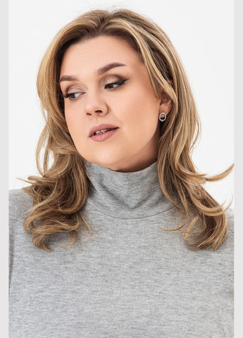 Серое платье flori Garne однотонное