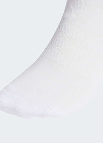 Белые три пары носков cushioned crew adidas логотипы (369370098)