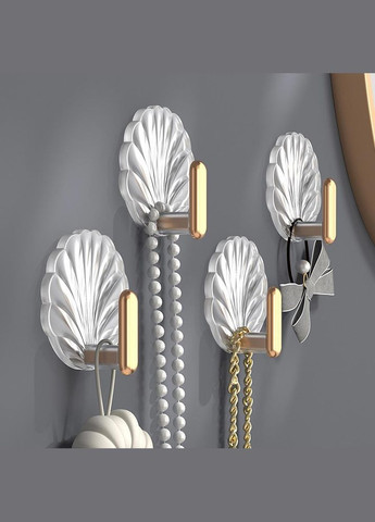 Крючок в виде ракушки для полотенец и аксессуаров (IY0006) No Brand (316026772)