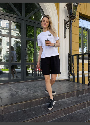 Жіноча бавовняна футболка FROMUS - (331651951)