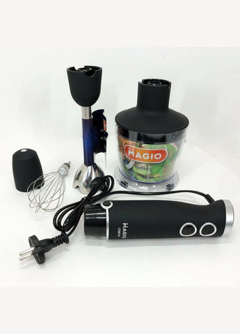 Блендер MG-655, портативний блендер для смузі, ручний занурювальний блендер, електричний блендер Magio (369963220)