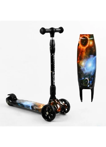 Самокат триколісний MAXI складаний, колеса PU зі світлом 62х16х29 см Best Scooter (289364546)