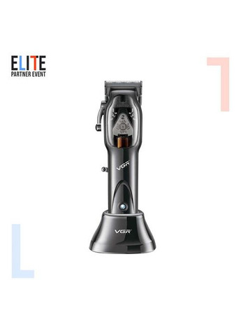 Профессиональная машинка для стрижки волос V-653 беспроводная с зарядной базой - Уход за телом VGR (342369345)