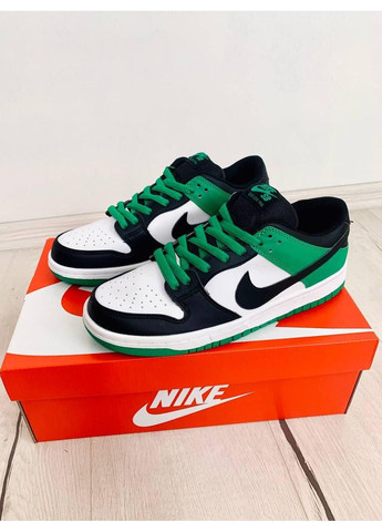 КРОСІВКИ ЖІНОЧІ NIKE DUNK LOW CLASSIC GREEN НАЙК СБ ДАНК No Brand сірі демісезони (367168023)