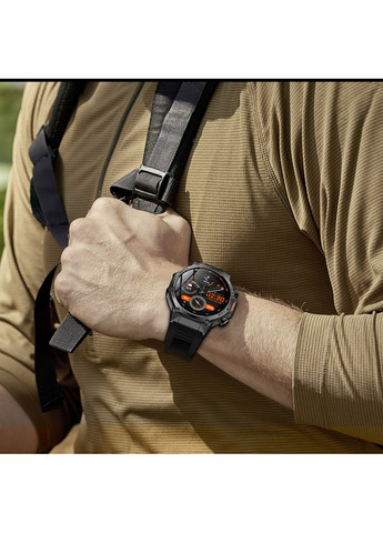 Часы Titan-X Black Silica спортивные мужские с пульсометром и отслеживанием сна электронные ProDobro (367266451)