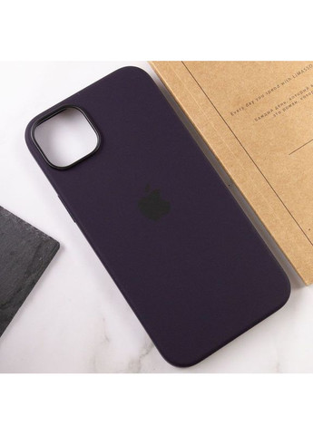 Чохол Silicone case (AAA) з MagSafe для Apple iPhone 12 Pro Max (6.7") Темно фіолетовий Epik (372499819)