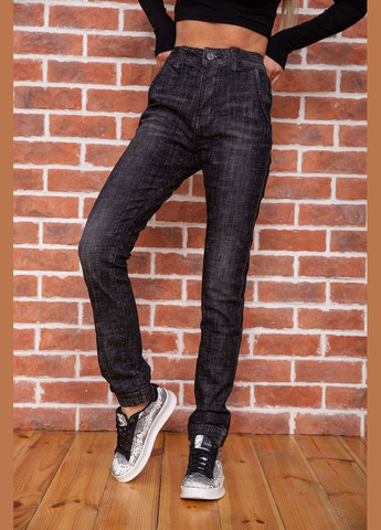 Жіночі джинси прямого крою, грифельний колір, Ager - (292131129)