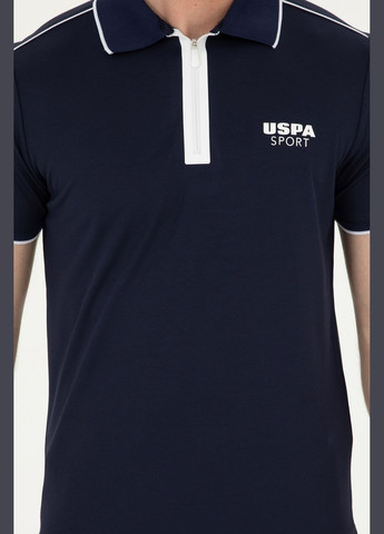Темно-синя футболка поло u.s. polo assn. чоловіче U.S. Polo Assn.