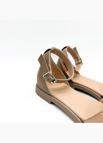 Бежевые босоножки (р) кожа 0-1-1-972-8 Danler с ремешком