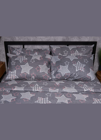Комплект постільної білизни Микросатин Premium «» сімейний 143х210х2 наволочки 4х70х70 (MS-820002537) Moon&Star Stardom (286762709)