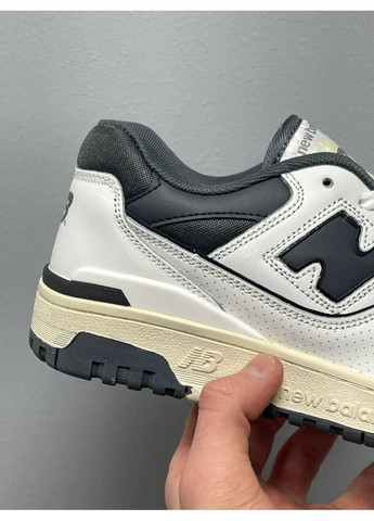 Черные демисезонные кроссовки мужские new balance 550 white black v3 нью беланс 550 No Brand