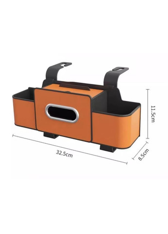 Автоорганайзер із підставкою для пляшок відділом для серветок та телефону автомобільний органайзер на спинку сидіння авто MT (361161820)