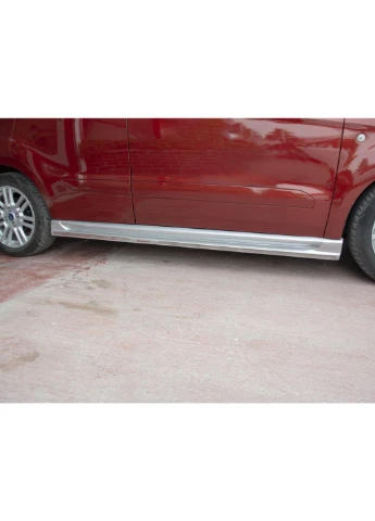 Бокові пороги (під фарбування) для Ford Courier 2014-2023 рр Meliset (391755564)