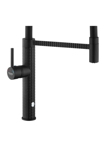 Кухонна мийка 4-в-1 (комплект) KRP Schwarze - 78*49LHM PVD (3/1 мм) Kroner (349512596)