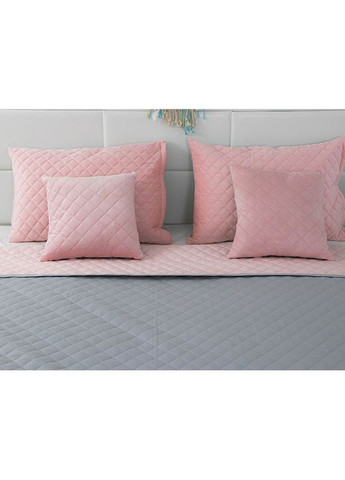 Покрывало VeLour 180х220 Pink and Grey ромб Руно (329409581)