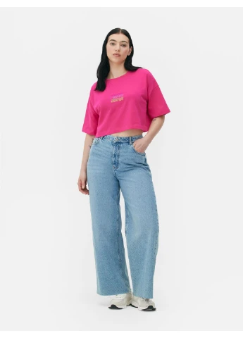 Топ лето,розовый с принтом, Primark (349479446)