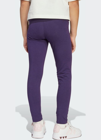 Фиолетовые демисезонные леггинсы disney minnie mouse kids adidas