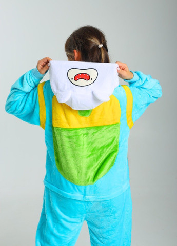 Кігурумі піжама Фін Час пригод жіноча блакитна плюшева Lalapka (368670410)