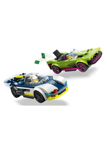 Конструктор - Преследование маслкара на полицейском автомобиле цвет разноцветный ЦБ-00241970 Lego (282818326)