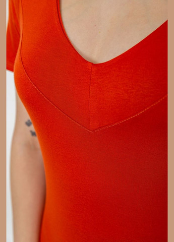 Теракотова літня футболка-топ жіноча Ager 186R511
