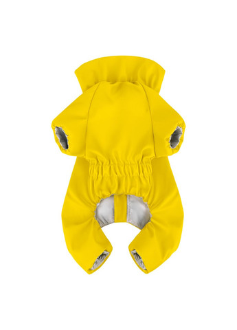 Дощовик для собак WAUDOG Clothes, водонепроникний,, В 77-79 см, С 50-55 см, жовтий Collar (372162016)