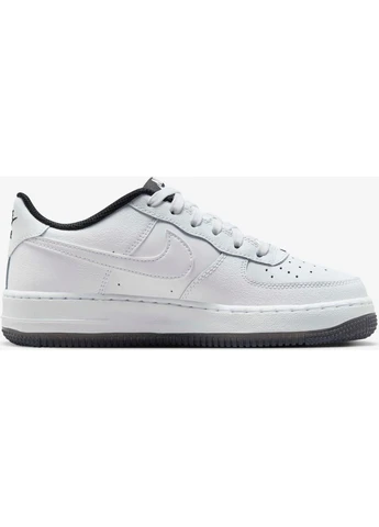 Білі кросівки підліткові (gs) біло-чорні fq4118-100 Nike AIR FORCE 1 LV8 4