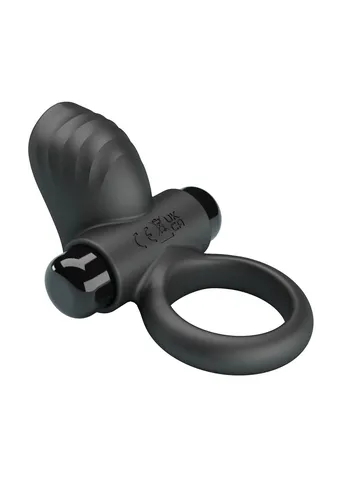 Эрекционное виброкольцо на член черное Pretty Love ADRIEN Vibrant penis ring LyBaile (386756265)
