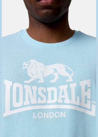 Голубая футболка Lonsdale St. Erney
