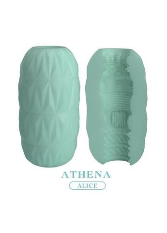 Мастурбатор яйце Athena Alice блакитний, 11.3 x 5.9 см Pretty Love (361670440)