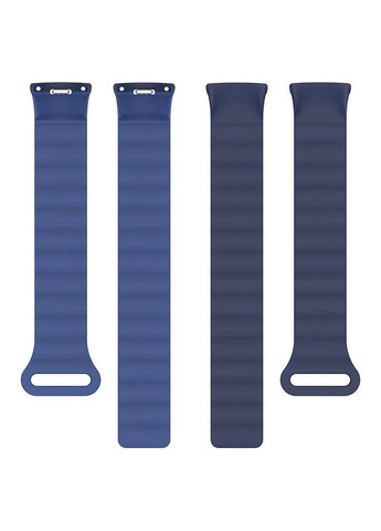 Ремешок Dual color Magnetic для Xiaomi Mi Band 9/8/10 Синий Epik (372163802)