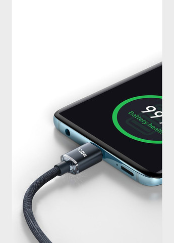 Кабель PD Type-C до Type-C 120W 6A 2 м швидкого заряджання та передачі даних ( код: Type-C2m120WS ) Digital (325449294)