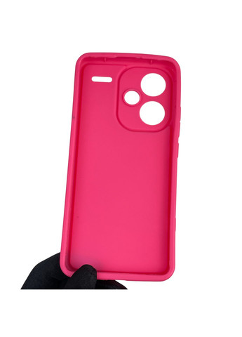 Чехол силиконовый Soft Touch для Redmi Note 13 Pro Plus 5G малиновый (Полная защита камеры) Xiaomi (366388786)