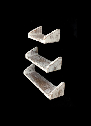 Набір настінних полиць з дерева Мердека браш (НСП-006122) No Brand (328072558)