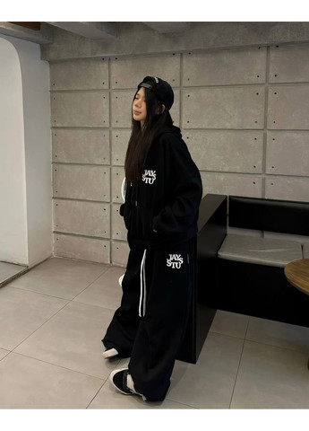 Женский спортивный костюм оверсайз на флисе MonCher (362501246)