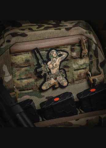 Нашивка Tactical girl №1 Skandinavik PVC Multicam M-TAC (324765926)