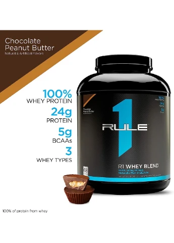 Протеїн Whey Blend 2.27 кг, Chocolate peanut butter Rule One (308976601)