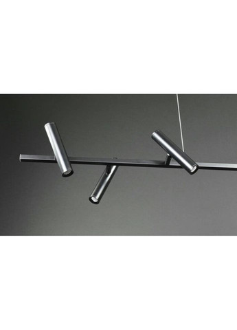 Люстра світлодіодна підвісна LED світильник для квартири на стелю ледве 27844 Чорний 20-150х20х120 см. Sunnysky (324395672)