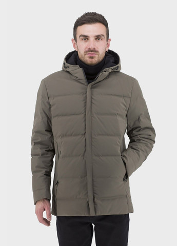 Оливковая (хаки) демисезонная мужской пуховик (хаки, ), 33100 City Class