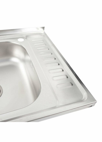 Кухонна мийка з нержавіючої сталі САТИН 6050 L (0,7/160 мм) Valeso (342072035)